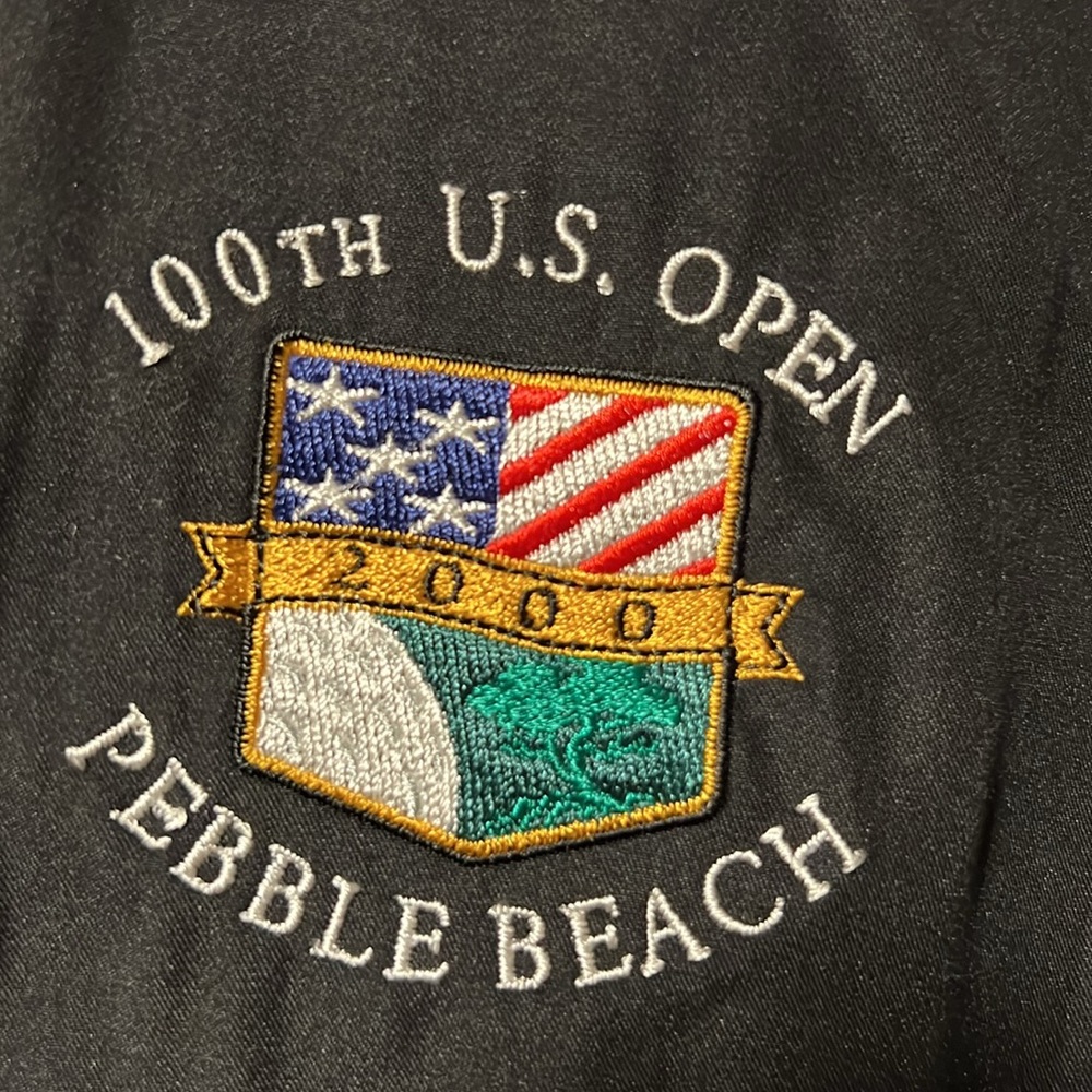 Vintage Men’s Golf 2000 100th US Open Pebble Beach,Ca Golf Course Classic Jacket - Picture 6 of 8